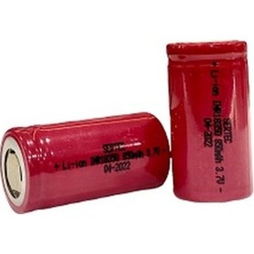Resim 18350 3.7v 850 Mah Li-ıon Şarjlı Pil - 1c 