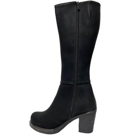 Resim Leona 2503-21 Deri Trend Fashion Kadın Çizme Siyah 