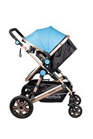 Resim Norfolk Baby Voyage Air Luxury 5 İn1 Travel Sistem Bebek Arabası Mavi 