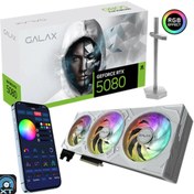 Resim GeForce RTX 5080 1-Click OC White 16GB GDDR7 256 Bit DLSS 4 Ekran Kartı (58NZN6MDBCWH) Galax