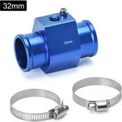 Resim Xiyu Shop Mavi 32MM Stil 1 Adet Su Sıcaklığı Sıcaklığı Ortak Boru Sensörü Göstergesi Radyatör Hortumu Adaptörü Boyutu (Yurt Dışından) 