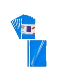 Resim Eco Mavi Telli Dosya 500"lü Paket Plastik Kapak Diğer 