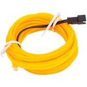 Resim Temiz Pazar Neon Sari 5 Metre İp Aydinlatma (5 Volt Usb Adaptörlü) 