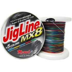 Resim Momoi Jigline Mx8 0.30mm 500mt. Multicolor İp Misina 