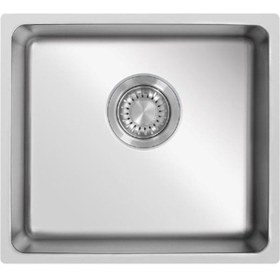 Resim Ukinox Me 400 Tezgah Altı-Tezgaha Sıfır Paslanmaz Tek Göz Çelik Eviye - E853. x me.400 