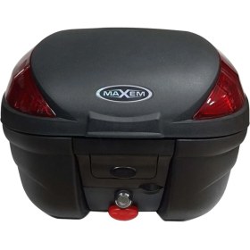 Resim Maxem Motor Çantası Maxem Sl-35 35 Litre Sırtlıklı Siyah 