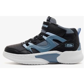 Resim Skechers Skx Court Hype Büyük Erkek Çocuk Siyah Basketbol Ayakkabısı 406072L Bkgy 