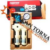 Resim SAPPOWER Festo Tip 1/2 Kompresör Su Tutucu Havalı Şartlandırıcı 