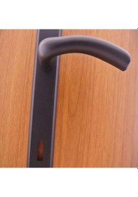 Resim Marmara Mat Siyah Aynalı Kapı Kolu 