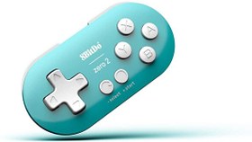 Resim Zero 2 Nintendo Switch, PC, Mac OS, Android Turkuaz Bluetooth Oyun Kolu 8bitdo