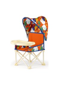 Resim Minimono Tenteli Portatif Mama Sandalyesi Turuncu 