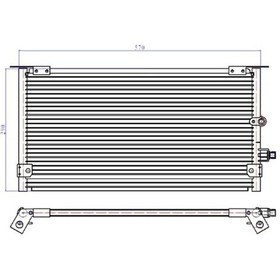 Resim Esse Otomotiv - Hılux Ln145 Klima Radyatörü 575x272x16 98-01 Bsg 85-525-006 88460-35200 