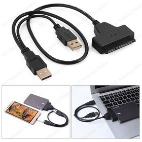 Resim 2.5 Inç Sata To Usb Hdd-Ssd Çevirici Dönüştürücü Kablo 