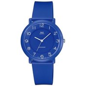 Resim Q&Q Unisex Mavi Parlak Silikon Kol Saati 10atm Su Geçirmez Japan Quartz Vq94j013y 