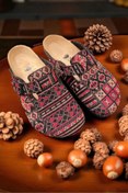Resim LAND OF CORK LC Anatomik Unisex Doğal Mantar Taban Kilim - Keçe Terlik 
