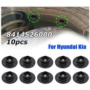 Resim Lasonstiges 10x Çamurluk Astar Splashguard Klipleri Hyundai Elantra Tucson Santa Fe Solaris Kia Sedona Soul Optima Cadenza 8414526000 Için Somun 