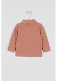 Resim U.S. Polo Assn. U.S. Polo Assn Lisanslı Classic Açık Kahve Bebek Uzun Kol Yakalı Sweatshirt Kahverengi 