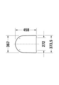 Resim Duravit Me By Starck Klozet Kapağı Yavaş Kapanır 