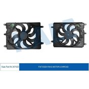 Resim Kale-347420 - Fan Motoru Fıat Egea Tıpo 1.4 Benzinli 95ps 15 