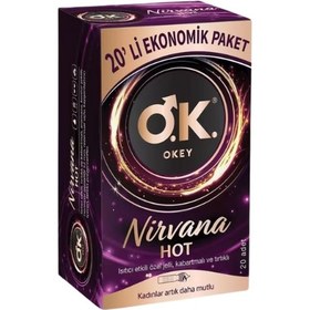 Resim Okey Nirvana Hot Prezervatif 20'li Ekonomik Paket 