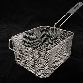 Resim Paslanmaz Çelik Kızartma Sepeti - Metal Tutma Sapı ile Kolay Temizlenebilir, Katlanabilir, Yüksek Sıcaklık Dayanıklı | Patates Kızartması, Tavuk Kanatları ve Daha Fazlası için | Ticari ve Ev Mutfak Aracı, File Yapısı | Dayanıklı Mutfak Aracı, Ticari Mutfak Aracı | File Sepet | Dayanıklı File Sepeti 
