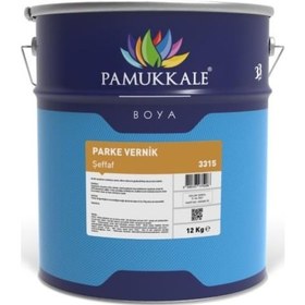 Resim Pamukkale Parke Vernik Cam Cila 12 Kg Şeffaf 