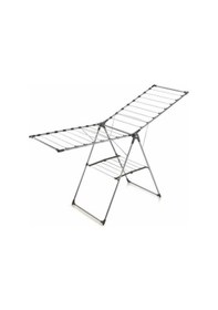 Resim Alüminyum Çamaşır Kurutmalık - Çamaşır Kurutma Askılığı - Mandal Gri 