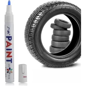 Resim Sunup M101 Mavi Araç Motosiklet Lastik Boya Kalemi 