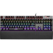 Resim Everest Kb-Mk7 Gri USB Bilek Destekli Mekanik Klavye Q Blue Switch Gaming Oyuncu Klavyesi 