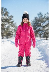 Resim Ndrops Yseyl014 Kız Çocuk Kar Botu Siyah - Fuşya Siyah - Fuşya 