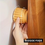 Resim 2 Adet Hareket ve Gürültü Önleyici Sabit Koruma Duvar Yanı Tutucular - Şok Emici, Gürültü Azaltıcı, Çarpışma Önleyici Mobilya Yükselticiler ile Yastık - Dayanıklı Plastik Yapı (PP) 