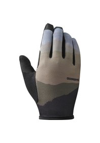 Resim Shimano Trail Uzun Parmaklı Eldiven Beden M Kahverengi 