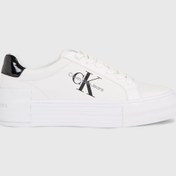 Resim Calvin Klein Kadın Marka Logolu Günlük Kullanıma Uygun Beyaz Sneaker YW0YW01294 01W 