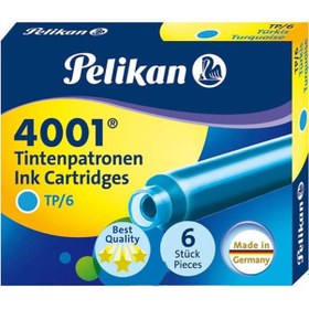 Resim Pelikan 6Lı Mürekkep Turkuaz 