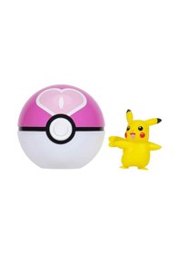 Resim Pokemon Clip 'n' Go Asorti Serı 3 Pıkachu + Love Ball 