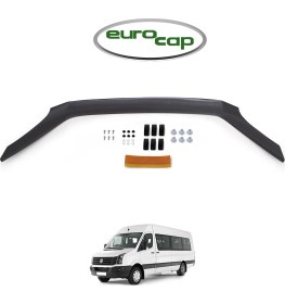 Resim Eurocap Volkswagen Crafter Ön Kaput Koruma Rüzgarlığı 3 mm Akrilik (Abs) Parlak Deflektör 2012-2017 