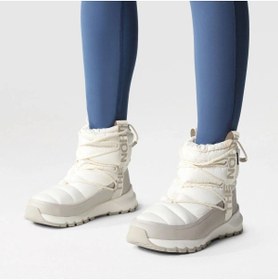 Resim THE NORTH FACE W Thermoball Lace Up Wp Kadın Kar Botu Krem 