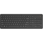 Resim Hp 225 805T1AA Kablosuz Klavye 2.4ghz (1 x Aaa Pil) Siyah (12 Kısayol Kombinasyonu) 