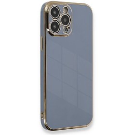 Resim Apple Iphone 12 Pro Max Kılıf Olive Plated Lavanta Grisi 