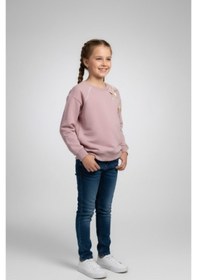 Resim Kız Çocuk Sweat Cıc-4201-006 Gül Kurusu 