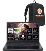 Resim ACER Nitro V 15 İ5 13420h 40gb 512gb Ssd Rtx2050/4gb 144hz Fhd 15.6" Fdos Gaming Laptop Per4 Çanta 