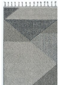 Resim Cool Elit 08 Gri Multi Bukle Etnik Örgü Desen Salon Mutfak Koridor Halısı Kesme Yolluk 