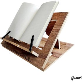 Resim Portatif Rahle & Kitap Okuma Standı Masaüstü Ahşap Kuran Rahlesi Tablet Tutucu 