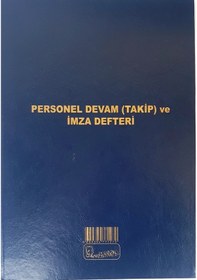 Resim Kocaoluk Personel Devam Takip ve Imza Defteri Cilt Kapak 100 Yp 