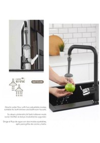 Resim Elite Shower Tap 360 Döner Başlıklı Tasarruflu Musluk Ucu, Basınç Artırıcı Ve Su Tasarruflu 1 