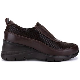 Resim Tamer Tanca Kadın Hakiki Deri Kahverengi Casual Ayakkabı 599 4024 Bn Ayk Sk25-26 Kahve Derı Bsk KAHVE DERİ 