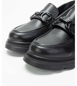 Resim Tamer Tanca Kadın Vegan Siyah Loafer Ayakkabı 817 2397 Bn Ayk Sk23/24 Sıyah Fltr Siyah 