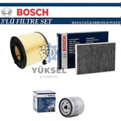 Resim Audi A5 1.4 Tfsı Benzin Bosch Filtre Bakım Seti 2016-2019 553045814 
