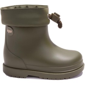 Resim IGOR W10257 Bimbi Euri Haki Ortopedik Erkek Çocuk Yağmur Çizme 