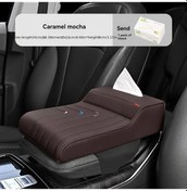 Resim Dashanshop Kahve Rengi 3ü1 Arada Konsol Dinlenme Kolu Yükseltici Tutucu Genişletilmiş 